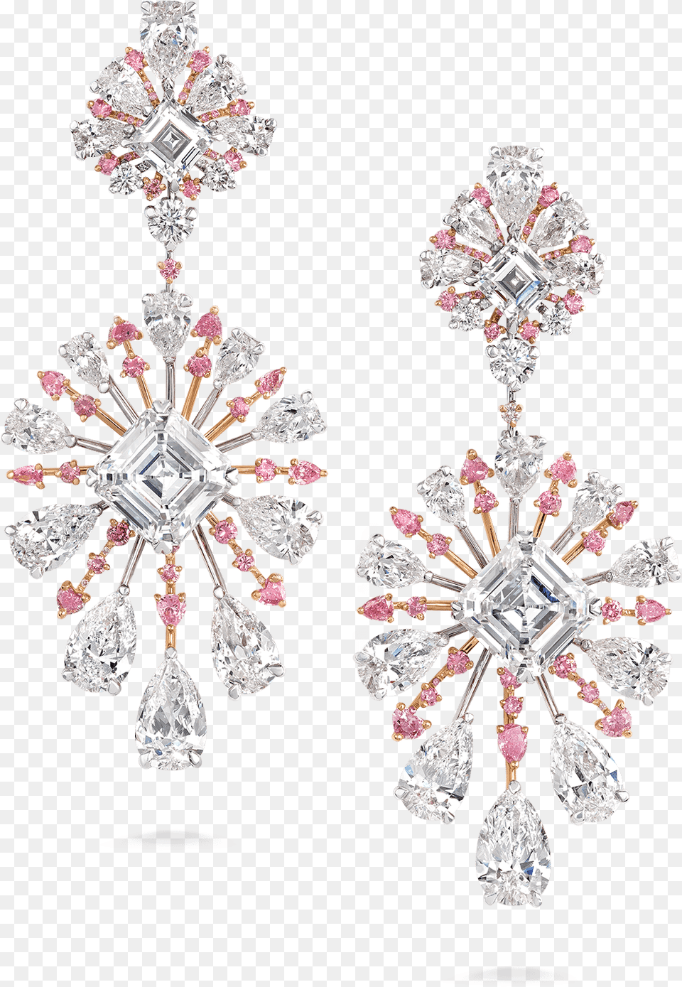 Radiance Pink Diamond Earrings 09 01 Diamond Earings Hd, Accessories, Earring, Jewelry, Gemstone Free Png Download