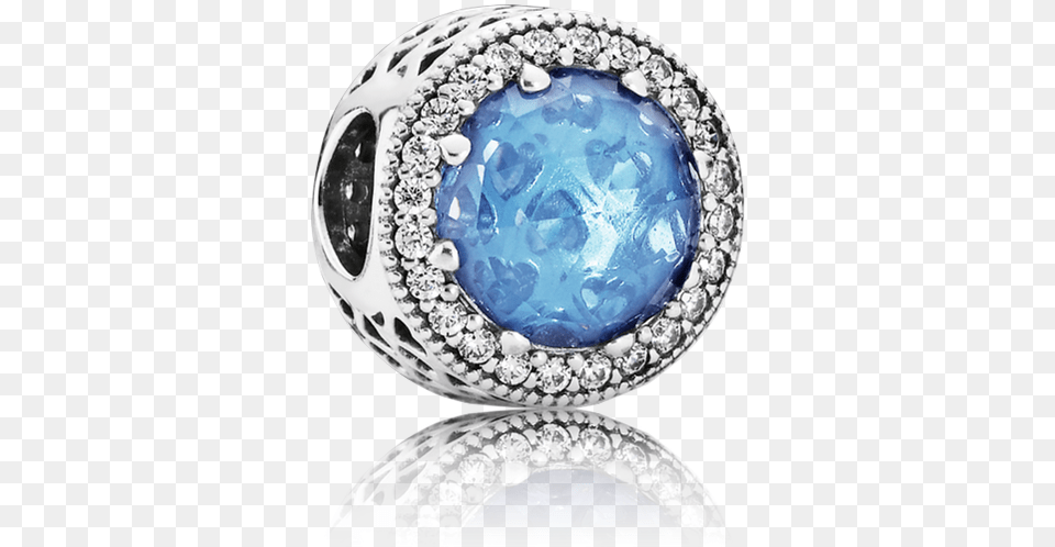 Radiant Hearts Sky Blue Crystal Amp Clear Cz Pandora Radiant Hearts Charm Sky Blue Crystal, Accessories, Gemstone, Jewelry, Diamond Free Png
