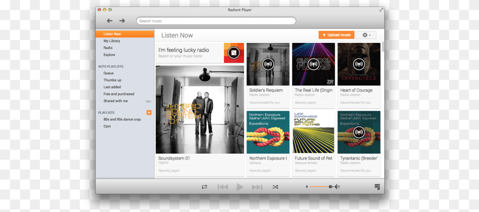 Radiant Player For Mac Hybrid Soundsystem 01 Soundsystem, File, Webpage, Adult, Male Png Image