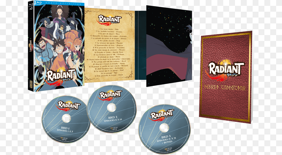 Radiant Season 1 Blu Ray Boxed Set Goodies Wakfu Ray Logo, Disk, Dvd, Face, Head Free Transparent Png