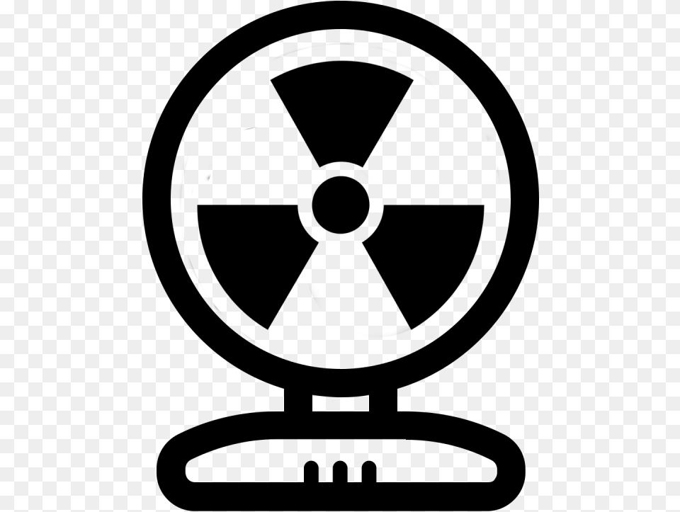 Radiation Icon, Gray Free Png Download