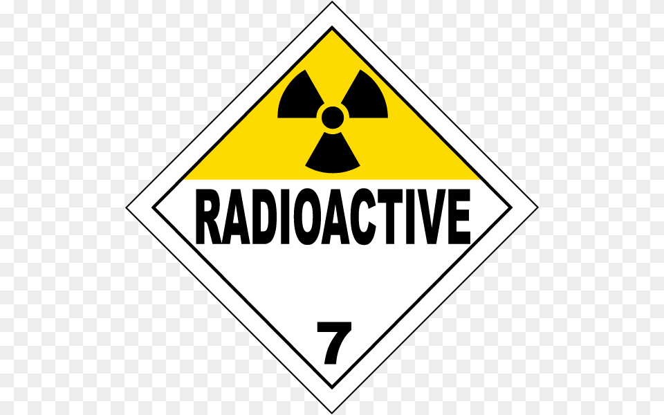 Radiation Labeling, Sign, Symbol, Road Sign Free Png