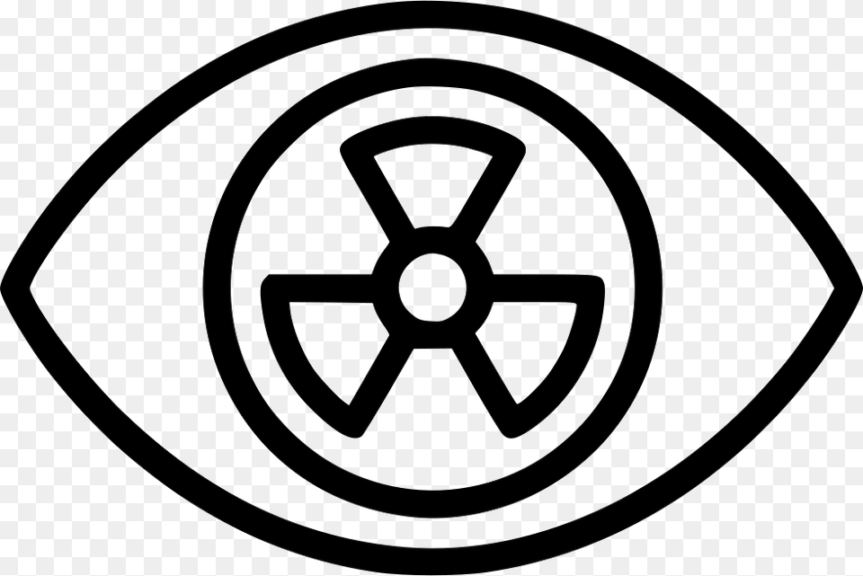 Radiation Nuclear Sickness Mutation Zomby Sign Bahaya Radiasi Vector, Symbol, Ammunition, Grenade, Weapon Free Png