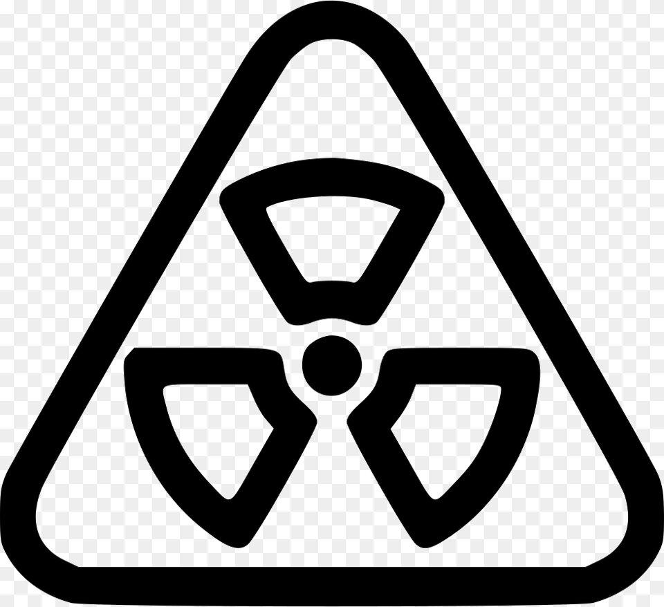 Radiation Sign, Symbol, Triangle Free Png