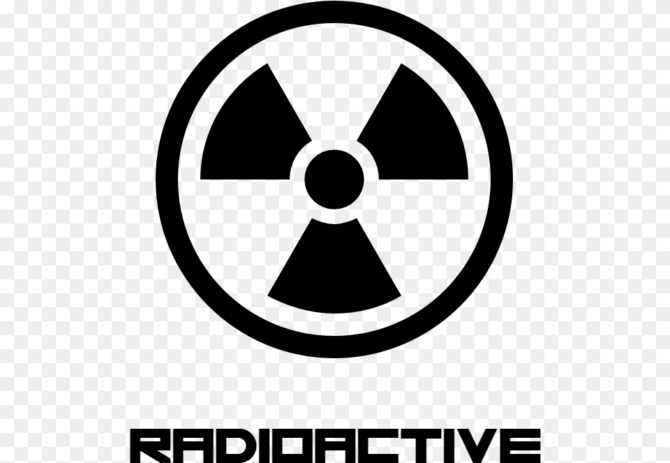 Radiation Symbol, Gray Png Image