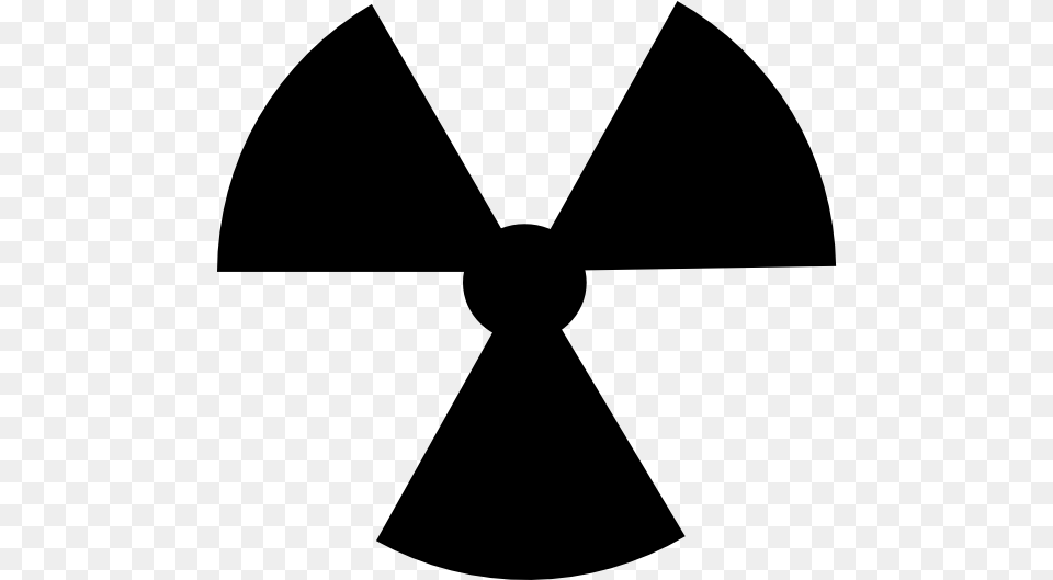 Radiation Symbol, Gray Free Png Download