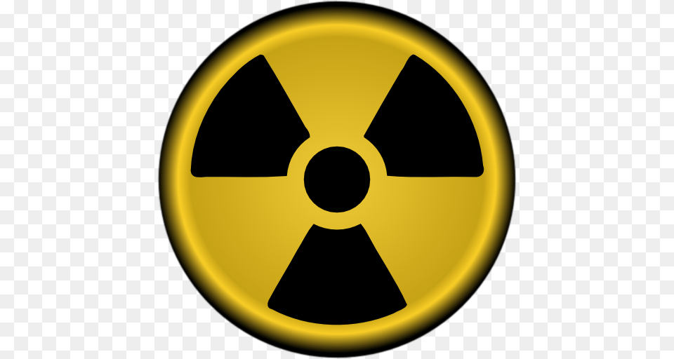Radiation Symbol Nuclear Clipart, Alloy Wheel, Vehicle, Transportation, Tire Free Png Download