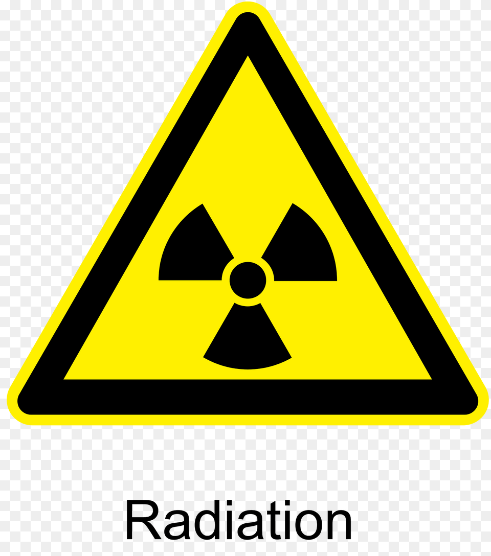 Radiation Warning Sign Clipart, Symbol, Road Sign Free Transparent Png