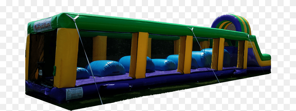 Radical Run Inflatable Obstacle Course Steeplechase, Play Area, Outdoors Png