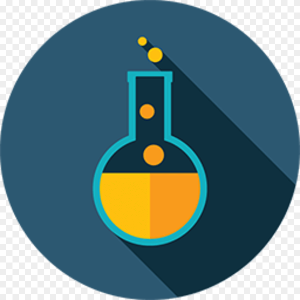 Radically Improve Your Ab Testing Efforts To Increase Chemistry Icon Flat Design, Lighting, Disk, Sphere, Bottle Png