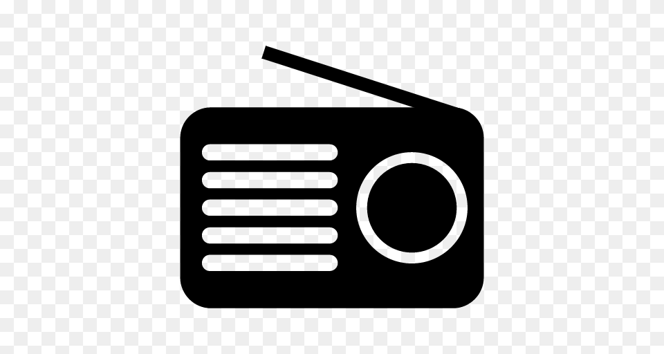 Radio, Gray Free Png