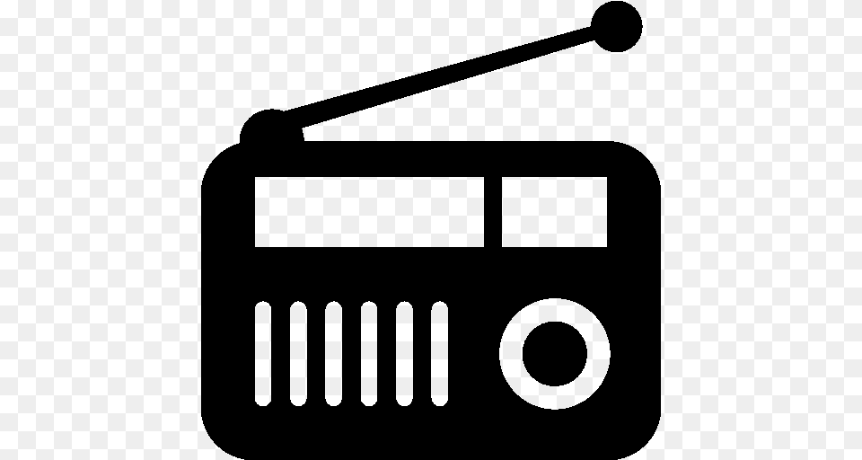 Radio Black And White Transparent Radio Black And White, Electronics Png
