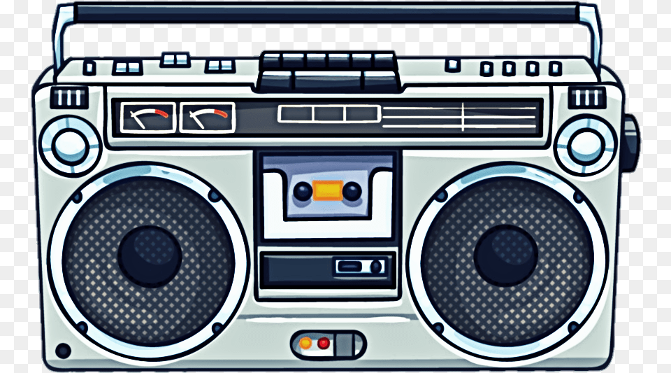Radio Cassette Cassette Player Clipart, Electronics, Stereo, Speaker, Cassette Player Png Image