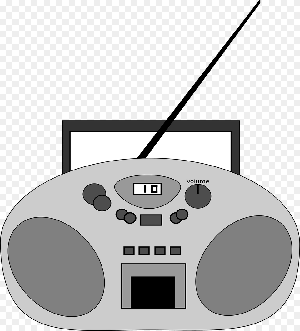 Radio Clipart, Electronics Png Image