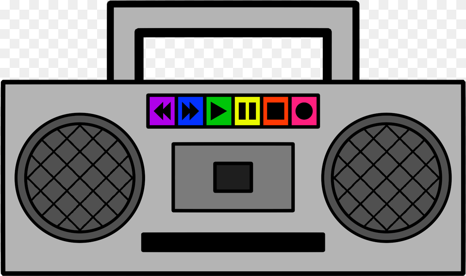 Radio Clipart Transparent Background, Electronics, Stereo, Cassette Player Png Image