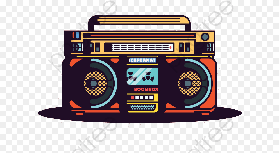 Radio Clipart Transparent Background Jpg Radio De Hip Hop, Electronics, Cassette Player, Stereo, Car Free Png Download