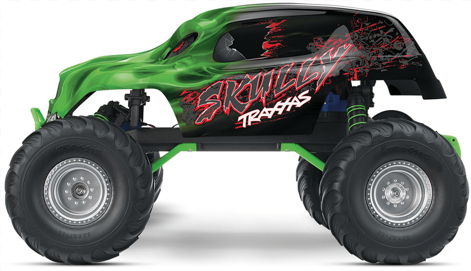 Radio Controlled Car Traxxas Skully Monster Truck Traxxas Stampede 2wd Skully, Machine, Wheel, Buggy, Transportation Free Transparent Png