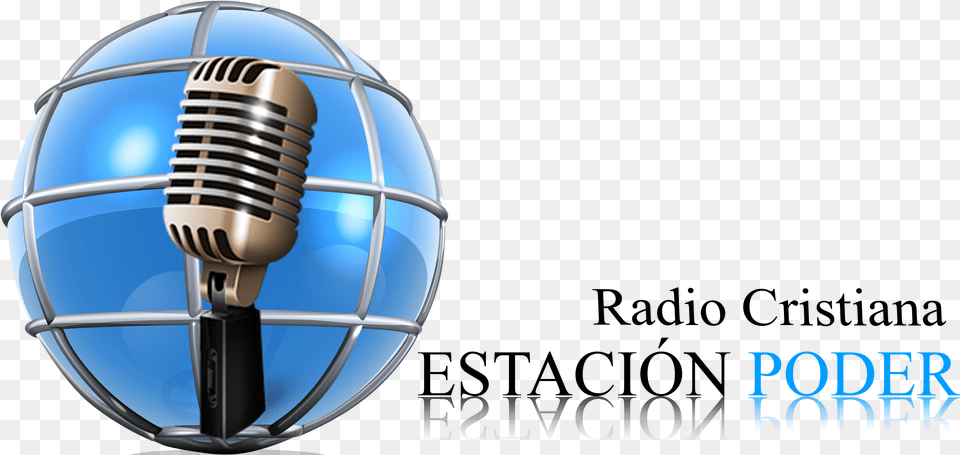 Radio Cristiana Estacion Poder Microphone, Electrical Device, Sphere Free Transparent Png