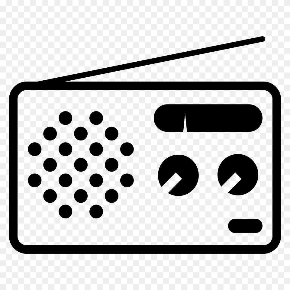 Radio Emoji Clipart, Electronics Free Png