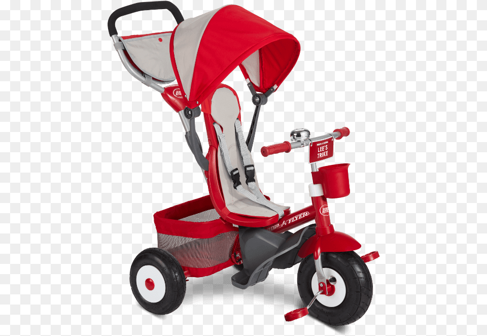Radio Flyer Tricycle Stroller With Seat Cover, Vehicle, Transportation, Device, Tool Free Transparent Png