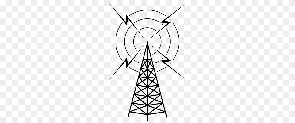 Radio Hannah Onder, Cable, Power Lines, Electric Transmission Tower Free Png