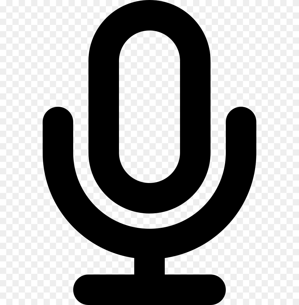 Radio Microphone Microphone Outline, Symbol Free Png