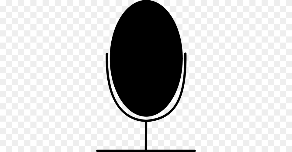 Radio Microphone Symbol Vector Clip Art, Gray Png Image