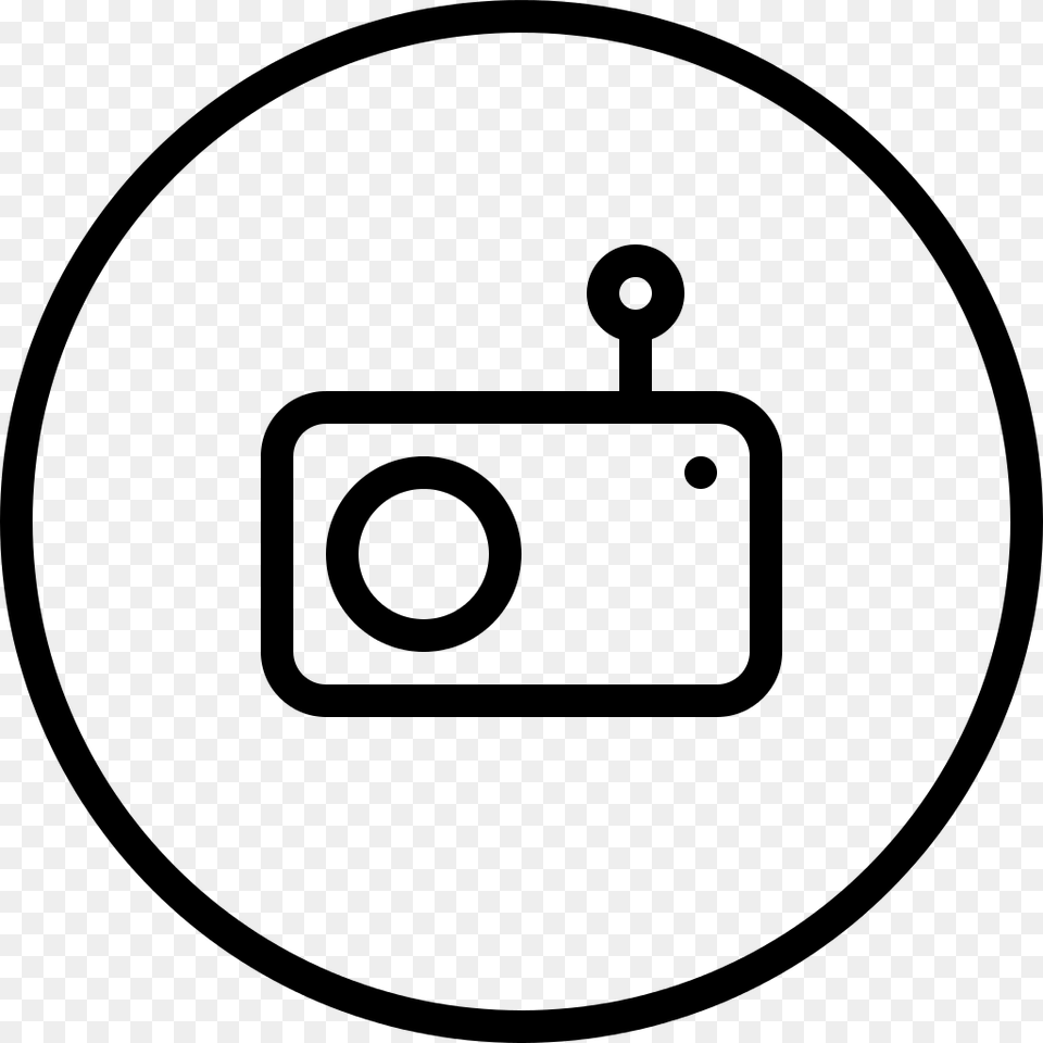 Radio Outlined Circular Button Symbol Icon, Gray Free Transparent Png