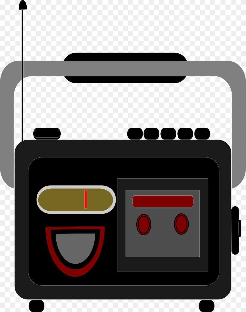 Radio Recorder Clipart, Electronics, Tape Player, Cassette Player, Mobile Phone Png