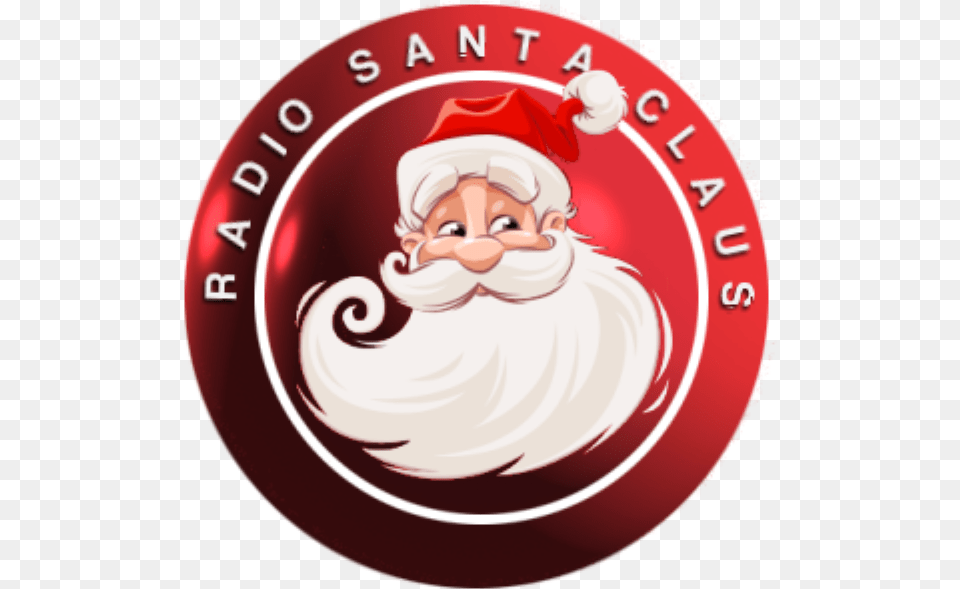 Radio Santa Claus, Logo, Badge, Symbol, Face Free Png Download