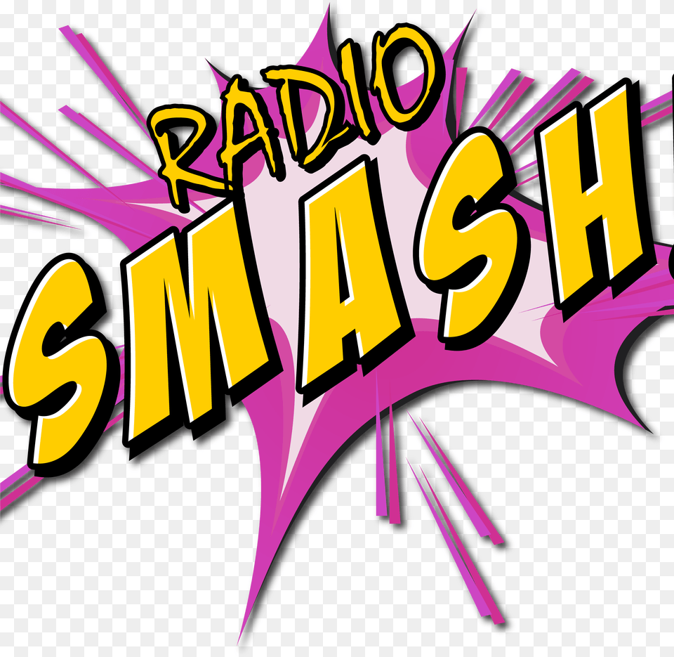 Radio Smash Live Graphic Design, Art, Graphics, Purple Png Image
