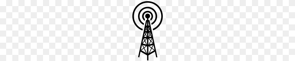 Radio Tower, Gray Free Transparent Png