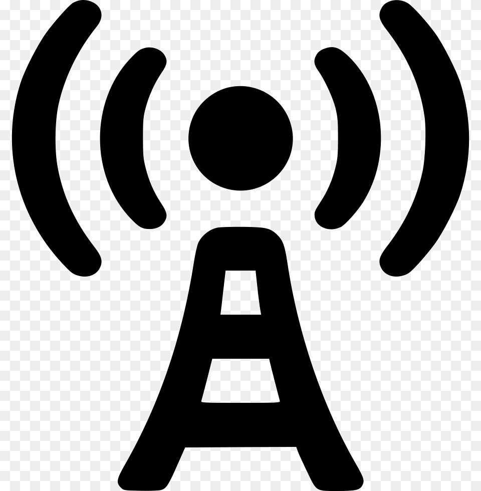 Radio Tower Antenna Wifi Icon Svg, Stencil, Silhouette, Animal, Kangaroo Png