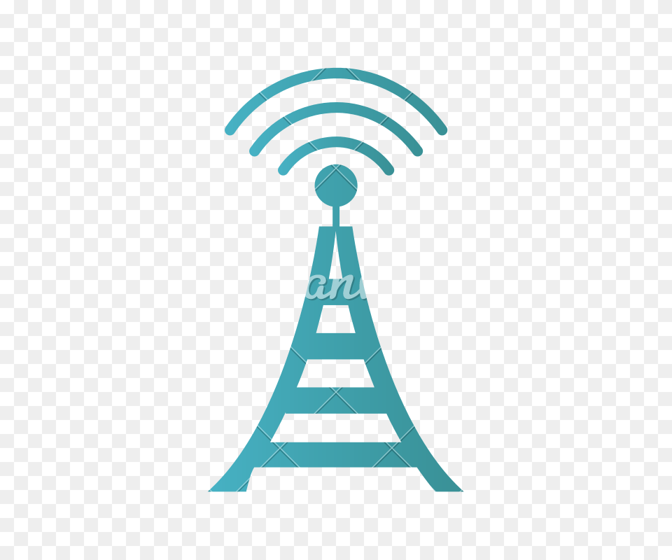 Radio Tower Broadcast Transmission Icon Png