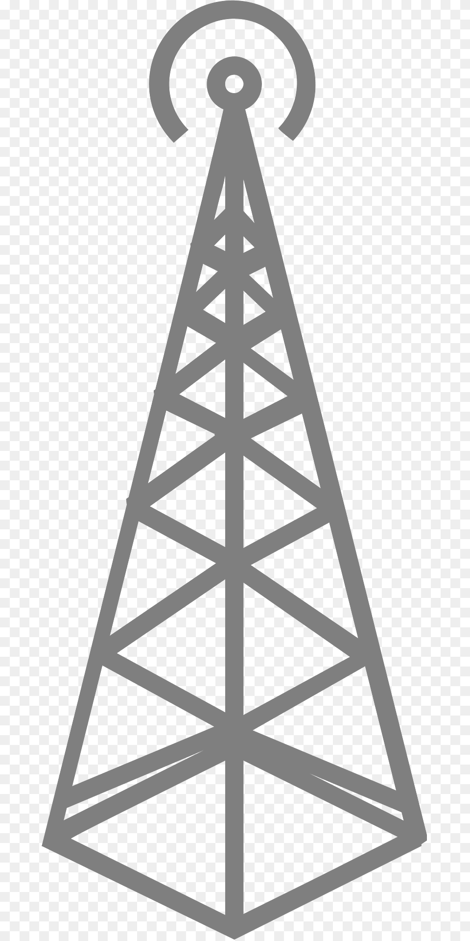 Radio Tower Clipart, Triangle Free Png