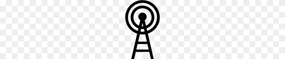 Radio Tower Icons Noun Project, Gray Free Png