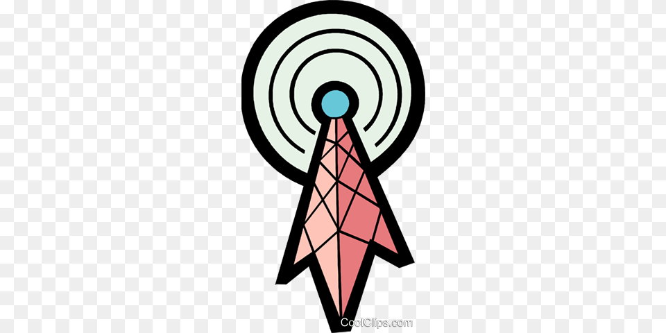 Radio Tower Royalty Vector Clip Art Illustration, Nature, Night, Outdoors Png