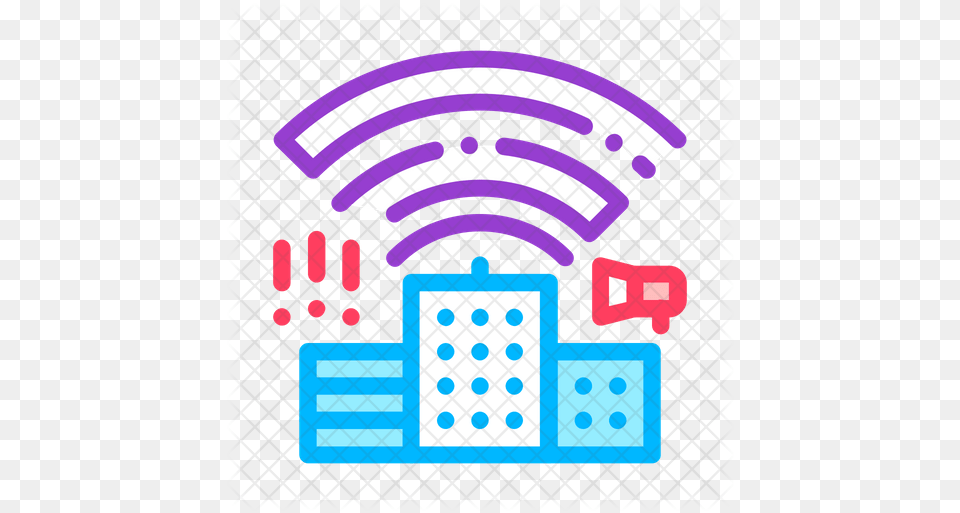 Radio Waves Effects Icon Of Line Style White Wifi Vector, People, Person, First Aid Free Transparent Png