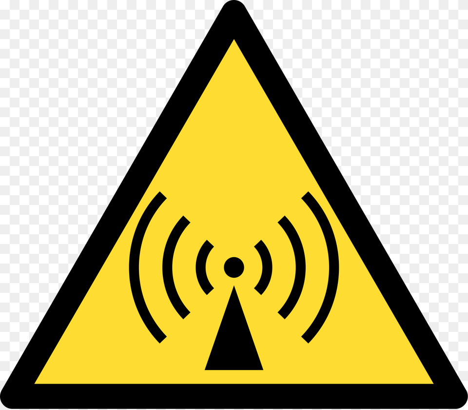 Radio Waves Hazard Symbol, Triangle, Sign Png Image