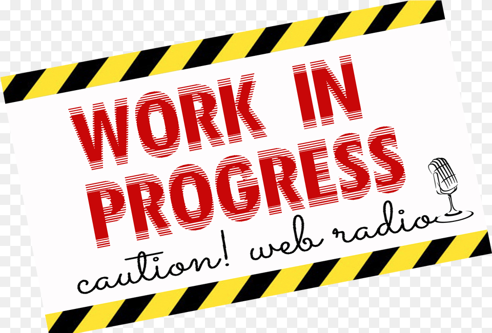 Radio Work In Progress Graphic Design, Fence, Clapperboard, Text Free Transparent Png