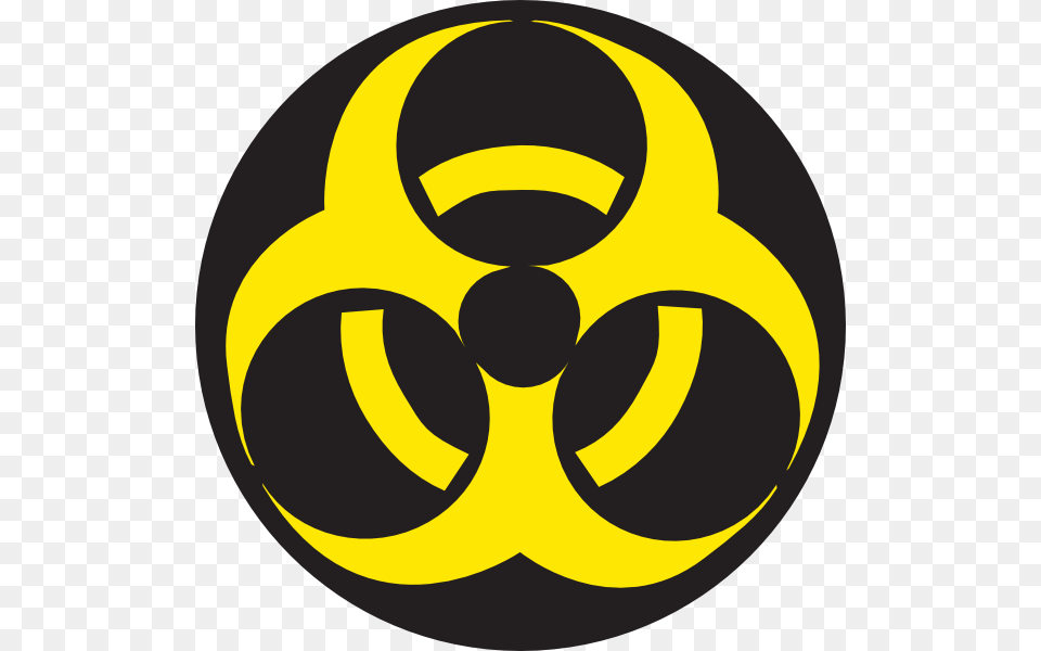 Radioactive Clipart Radiation Area, Logo, Symbol, Ammunition, Grenade Free Png Download