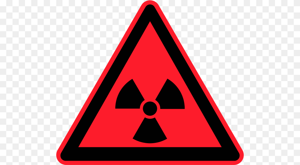 Radioactive Hazard Sign Radiation Symbol, Triangle, Road Sign Free Png