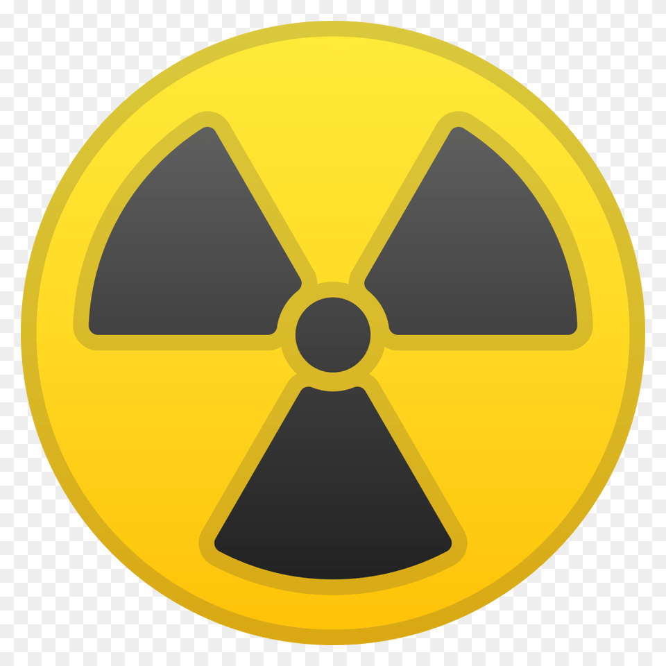Radioactive Icon Noto Emoji Symbols Iconset Google, Nuclear, Sign, Symbol, Disk Png