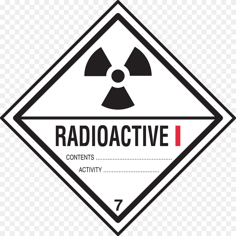 Radioactive Information Warning Radioactive Label, Sign, Symbol, Disk Free Png