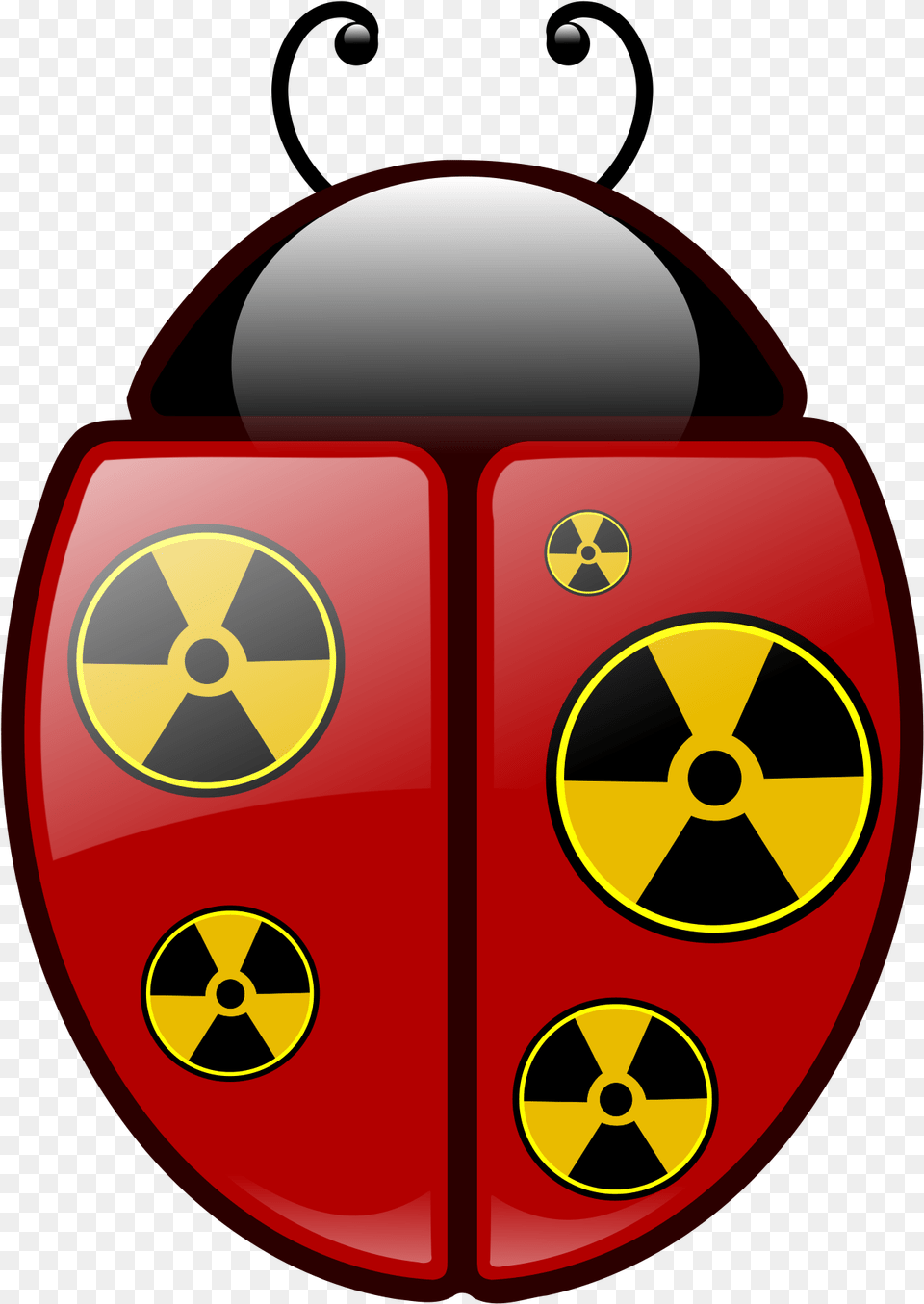 Radioactive Ladybug Clip Arts, Symbol Free Png