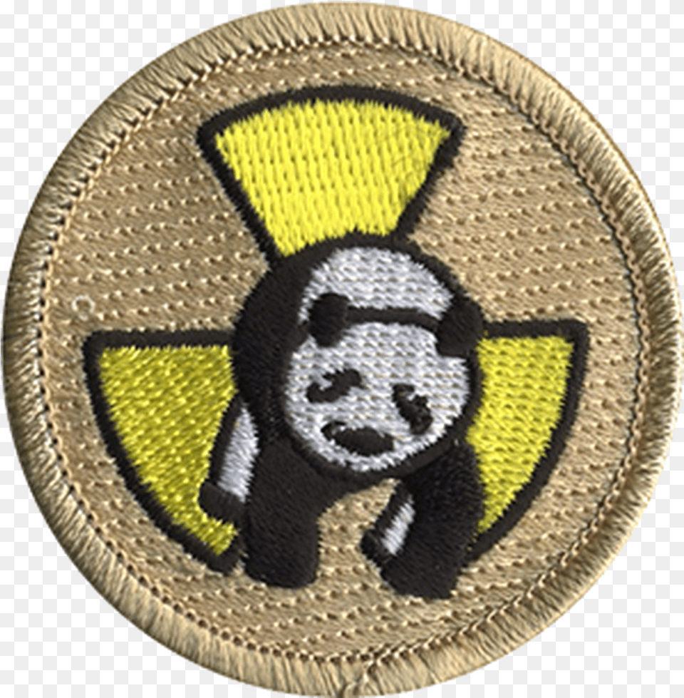 Radioactive Panda Patrol Patch Emblem, Badge, Logo, Symbol, Face Free Png