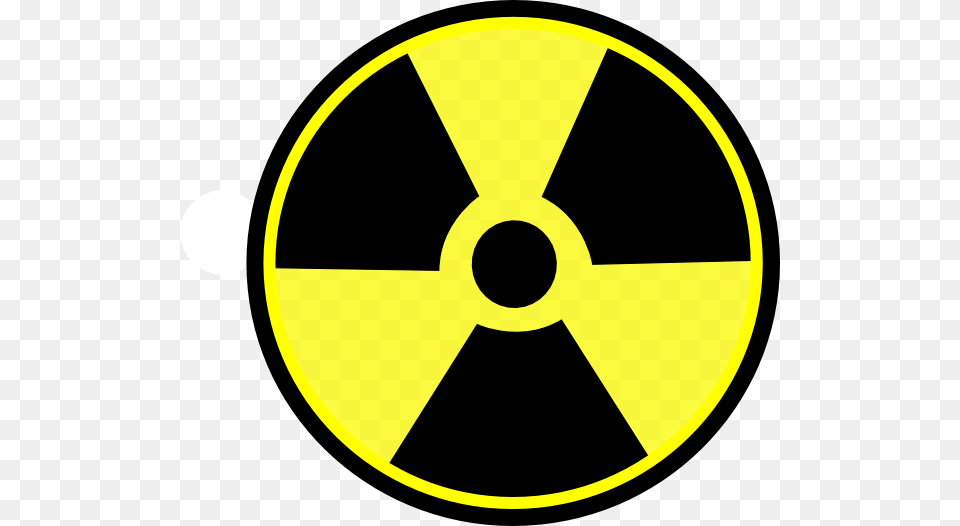 Radioactive Sign Clip Art, Nuclear, Alloy Wheel, Vehicle, Transportation Free Png Download