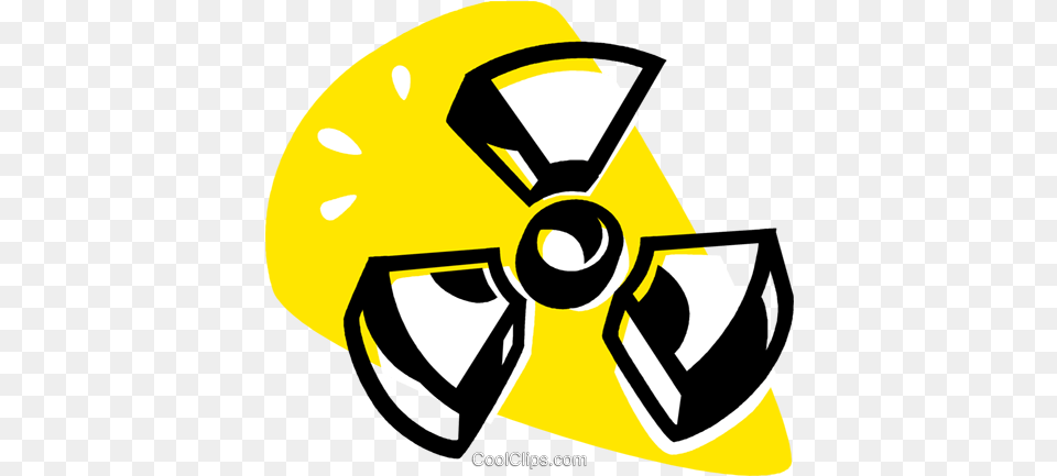 Radioactive Sign Royalty Vector Radioativo, Clothing, Hardhat, Helmet, Nuclear Png