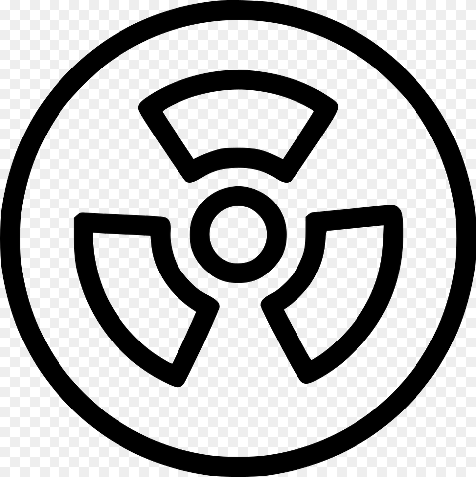Radioactive Simple Radiation Symbol, Ammunition, Grenade, Weapon, Recycling Symbol Free Transparent Png