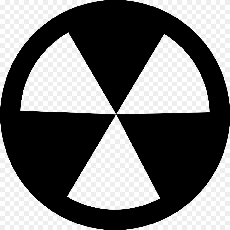 Radioactive Symbol Hulk Logo Black And White, Triangle, Star Symbol, Disk Free Png